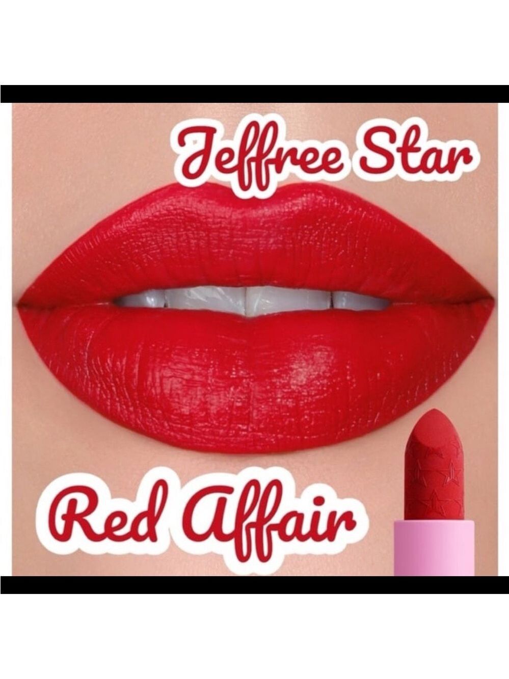 Jeffree Star - Velvet Velour Lipstick - Red Affair - NIB - Picture 2 of 4